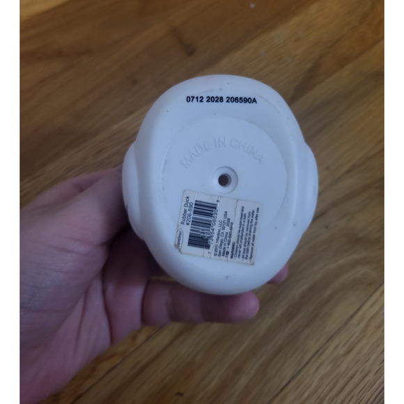 Infantino Zebra Rubber Duck Baby Bath Toy Black White Orange Beak #206590A - Picture 3 of 7